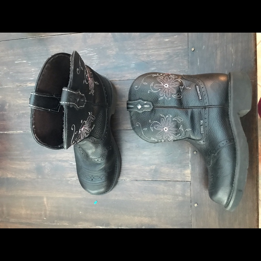 Justin steel toe boots